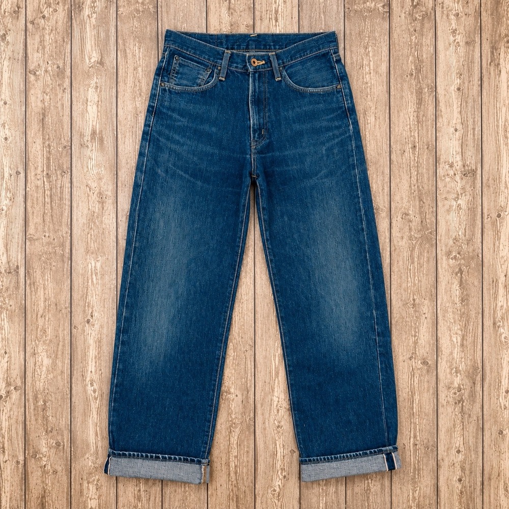 Edwin 505X Mens Selvedge Denim Jeans Indigo Blue Made in Japan W29 L34 28x30